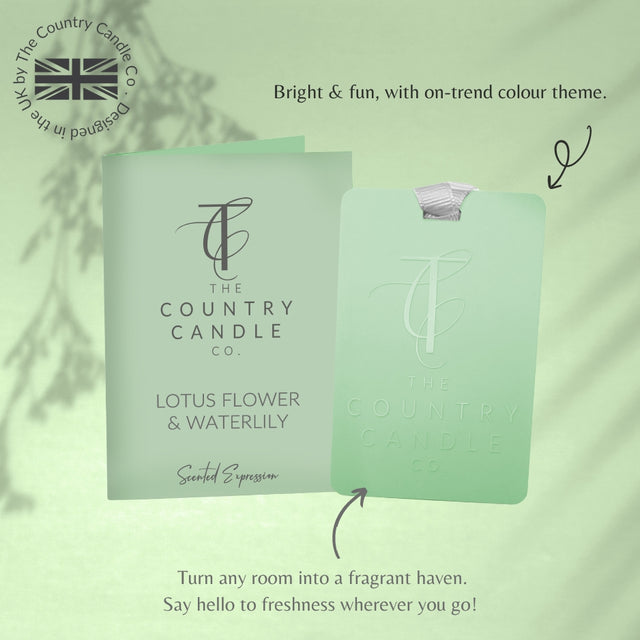 Lotus Flower & Waterlily Luxury Fragrance Card
