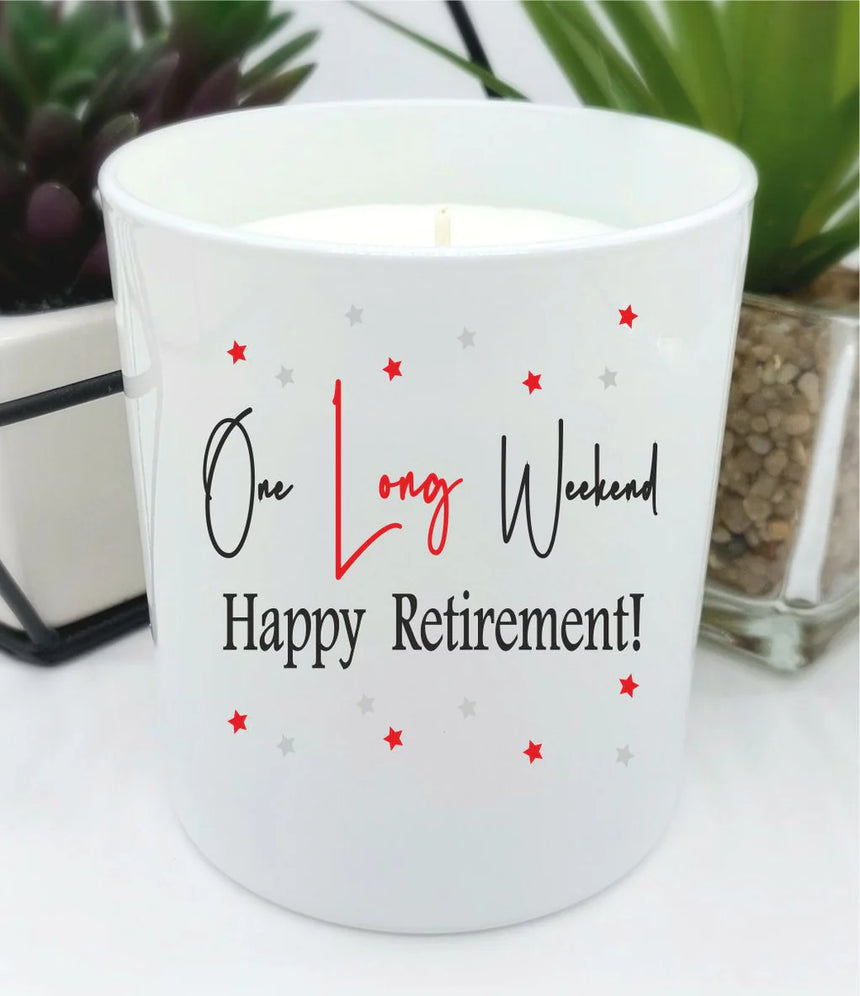 Retirement Candle