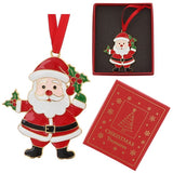 Xmas Treasures Santa Holly