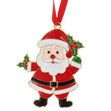 Xmas Treasures Santa Holly