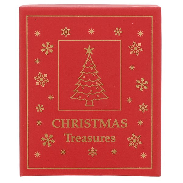 Xmas Treasures Santa Holly