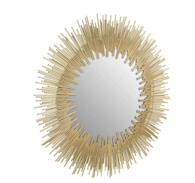 Sunburst Gold Wall Mirror