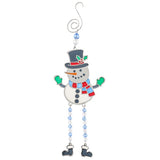 Xmas Snowman Dangly Leg Decoration