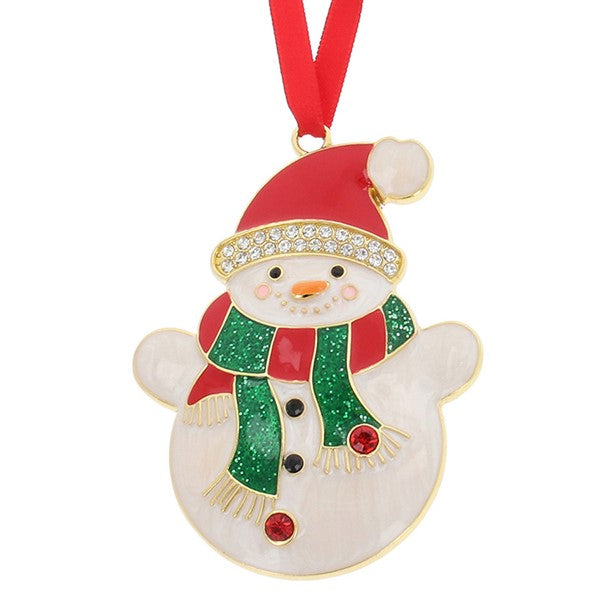 Xmas Treasures Snowman Scarf