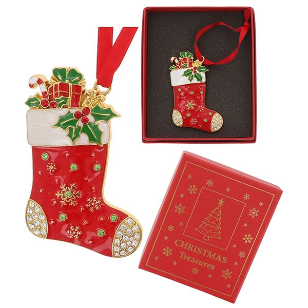 Xmas Treasures Glitzy Stockings