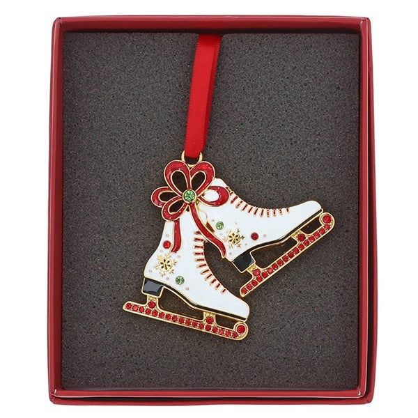Xmas Treasures Ice Skates Decoration