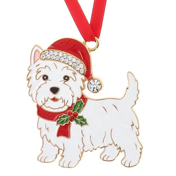 Xmas Treasures Westie Decoration