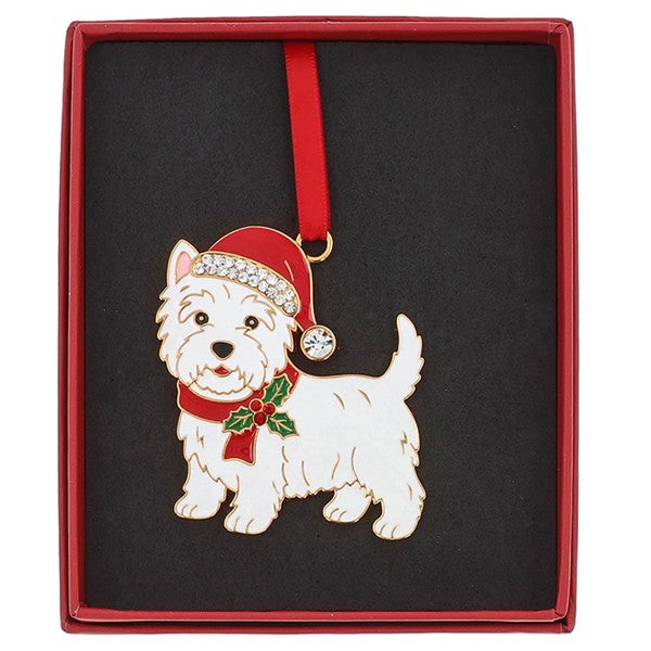 Xmas Treasures Westie Decoration