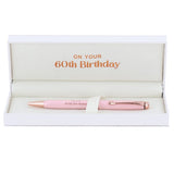 Ladies Pink 70th Birthday Pen
