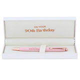 Ladies Pink 90th Birthday Pen