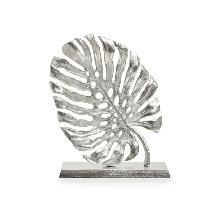 Silver Fern Leaf Sculpture