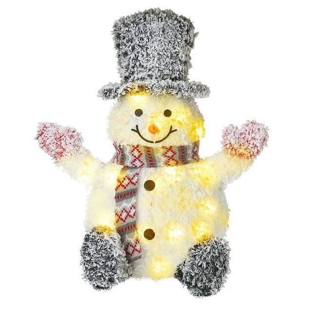 Light Up Sitting Snowman