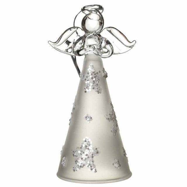 Glass Angel With Stars