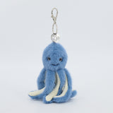 Octopus Blue Keyring