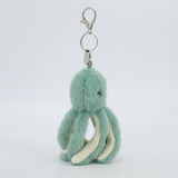 Octopus Green Keyring