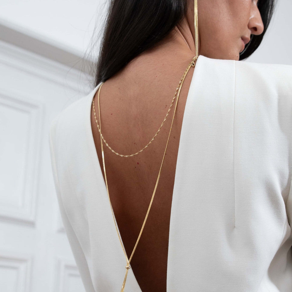 SNO Serena Layer Necklace Gold