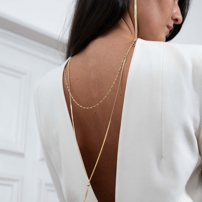 SNO Serena Layer Necklace Gold