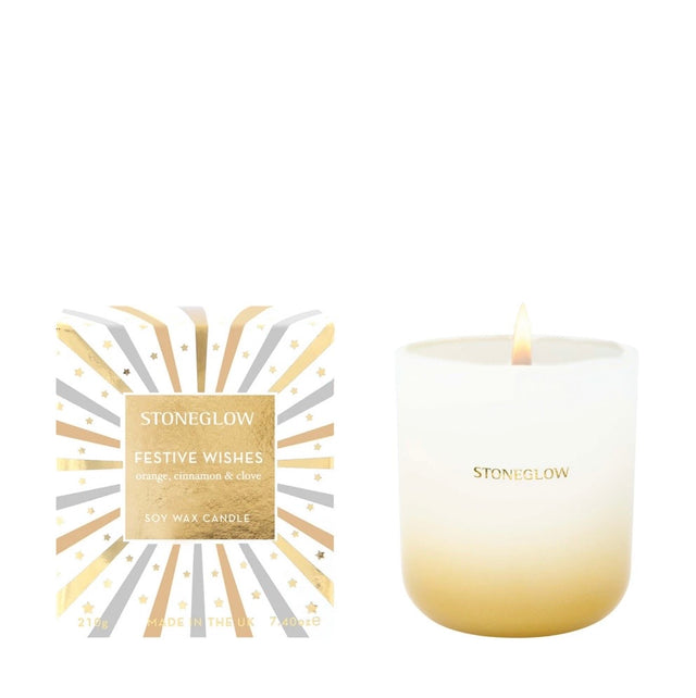 Stoneglow Festive Wishes - Orange, Cinnamon & Clove Tumbler