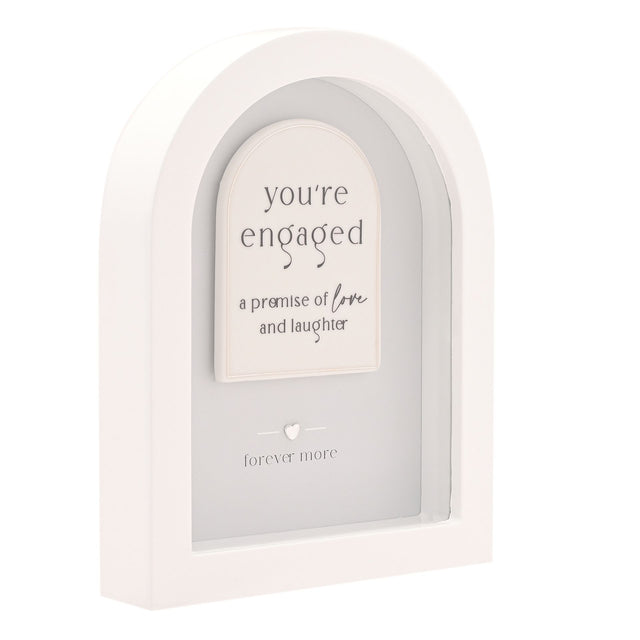 Amore Arch Plaque 18cm - Engaged