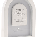 Amore Arch Plaque 18cm - Engaged