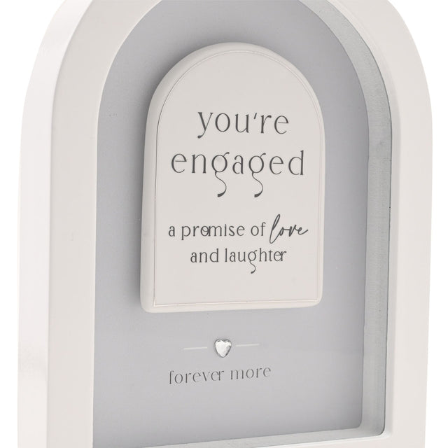 Amore Arch Plaque 18cm - Engaged