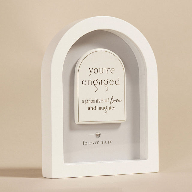 Amore Arch Plaque 18cm - Engaged