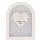 Amore Arch Plaque 18cm - 30 Years