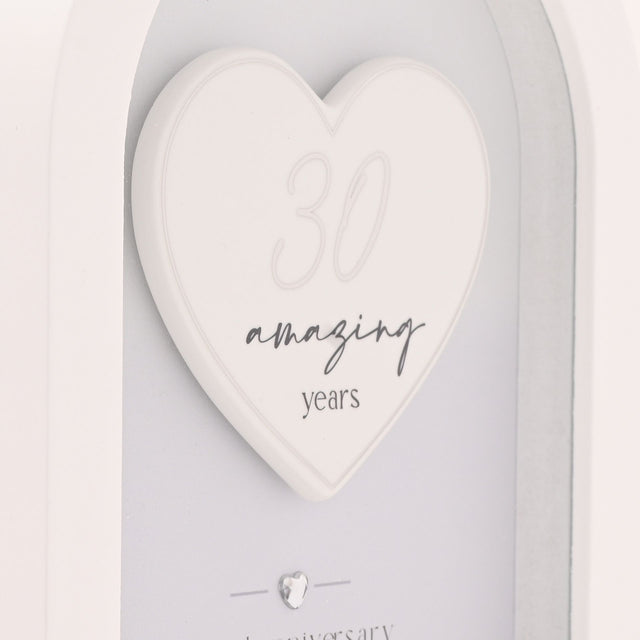 Amore Arch Plaque 18cm - 30 Years