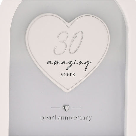 Amore Arch Plaque 18cm - 30 Years