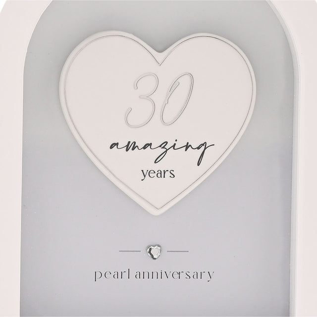 Amore Arch Plaque 18cm - 30 Years