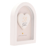 Amore Arch Plaque 18cm - 50 Years