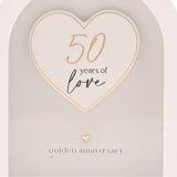 Amore Arch Plaque 18cm - 50 Years