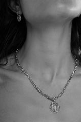 Tutti Baia Lariat Necklace Silver