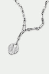 Tutti Baia Lariat Necklace Silver