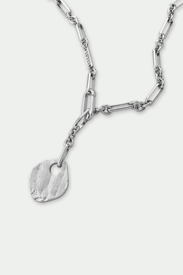 Tutti Baia Lariat Necklace Silver