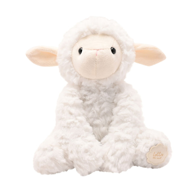 Lottie The Plush Sitting White Lamb - 22cm