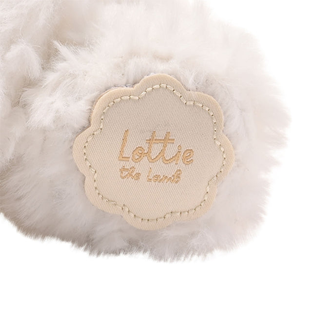 Lottie The Plush Sitting White Lamb - 22cm