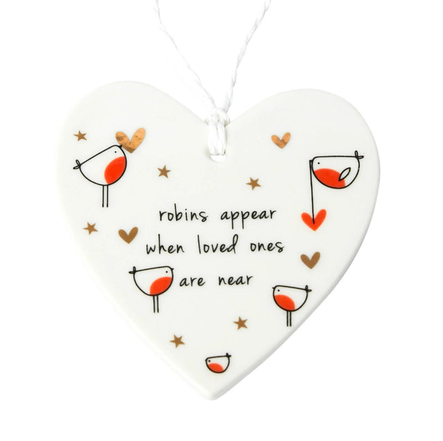 BB Robins Appear Ceramic Heart