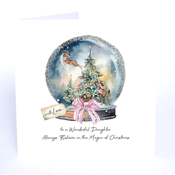 Wonderful Daughter Christmas Card
