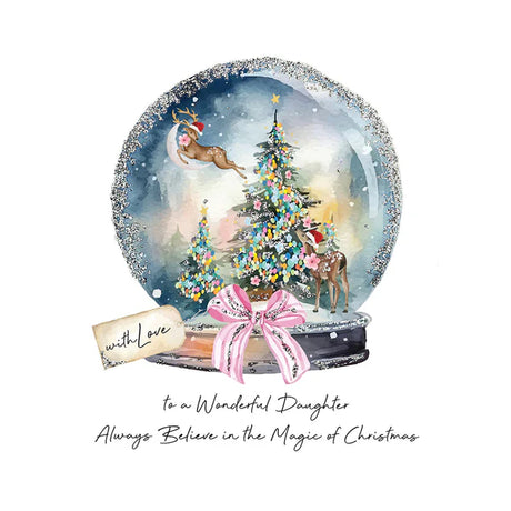 Wonderful Daughter Christmas Card