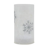 LED Tube Light with Snowflake Design - Small