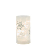 LED Tube Light with Snowflake Design - Small