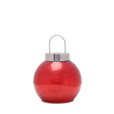 Red Mercury Glass LED Bauble 16cm