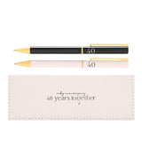 Set of 2 pens - 40 Years Together