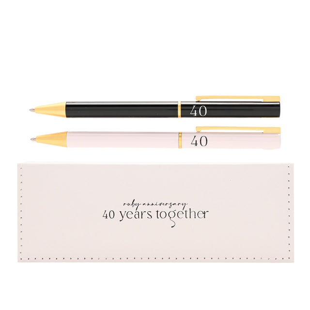 Set of 2 pens - 40 Years Together