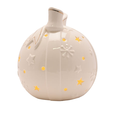 Widdop LED Porcelain Bauble - 15cm