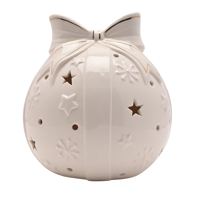 Widdop LED Porcelain Bauble - 15cm