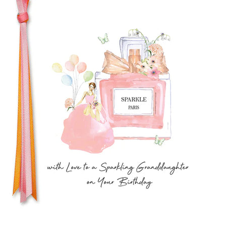 Sparkling Granddaughter Birthday Card
