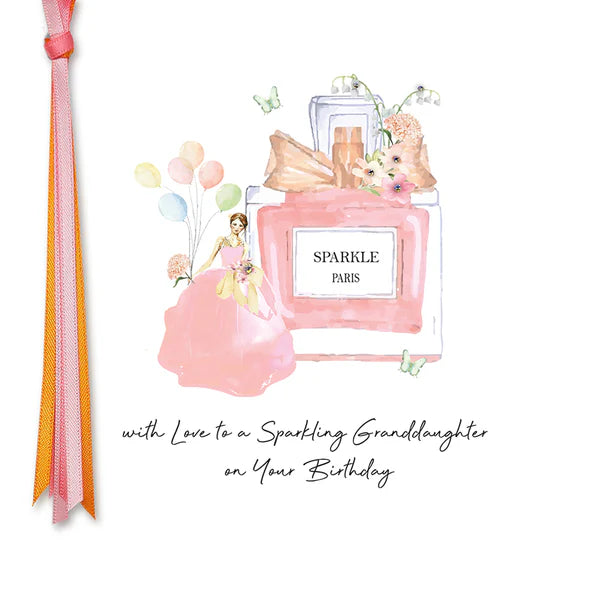 Sparkling Granddaughter Birthday Card