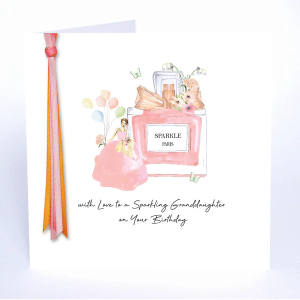 Sparkling Granddaughter Birthday Card